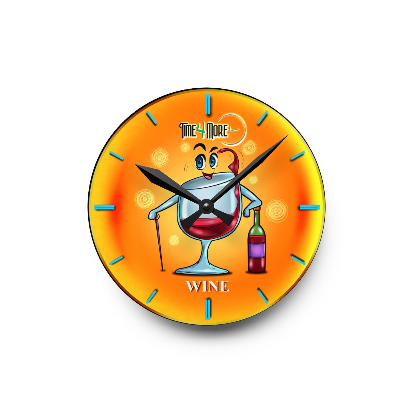 Time for More Wine Acrylic Wall Clock
