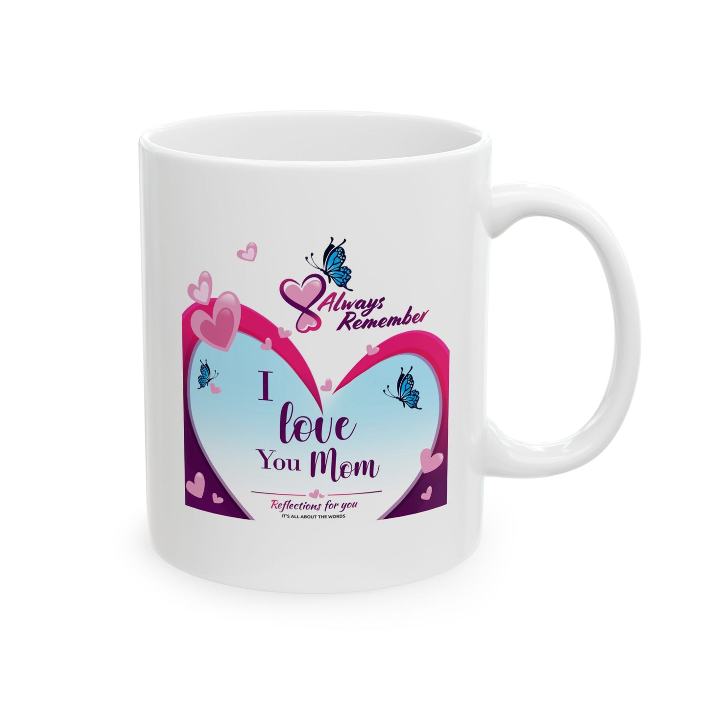 I Love You Mom - Ceramic Mug, (11oz, 15oz)
