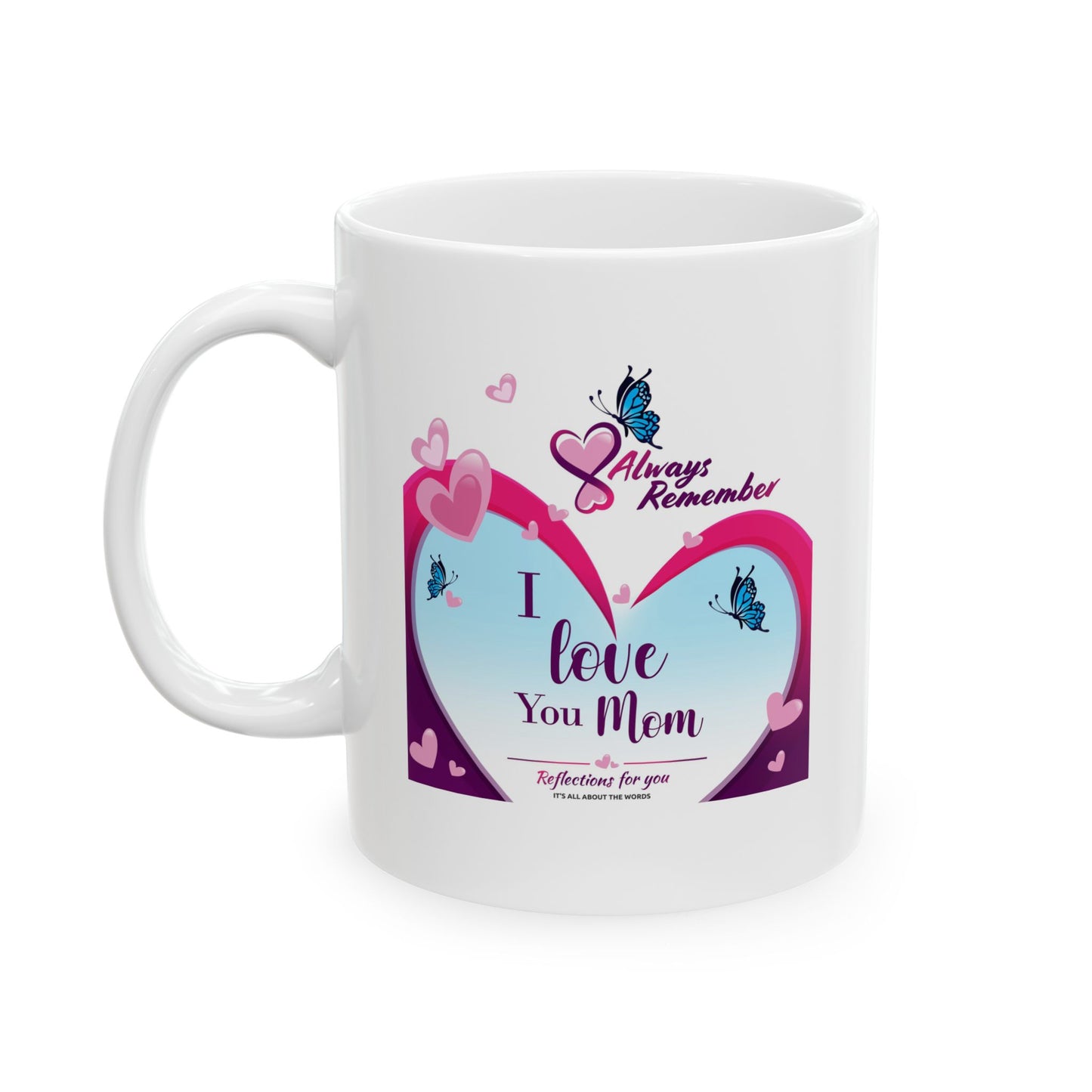 I Love You Mom - Ceramic Mug, (11oz, 15oz)