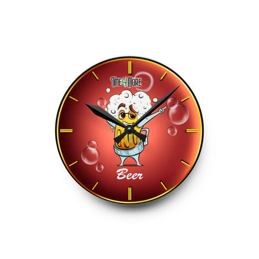 Time for More Beer Acrylic Wall Clock
