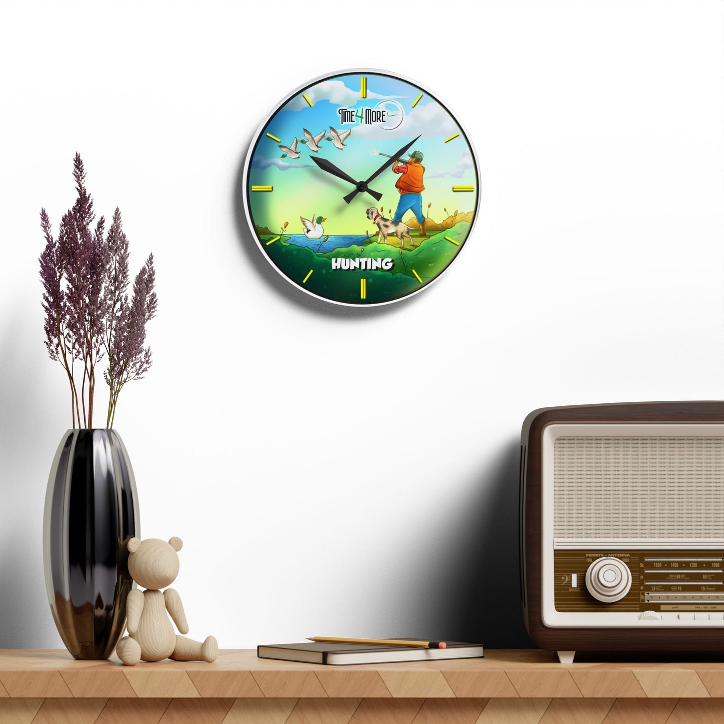 Time for More Hunting Acrylic Wall Clock